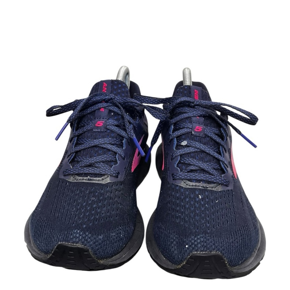 Brooks | Anthem 5 Navy Blue Pink Women’s Lace up Athletic‎ Running Sneakers 8.5 - Picture 8 of 10